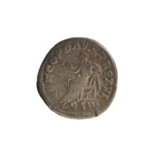 Denarius, Marcus Aurelius (121–180; Roman emperor 161–180). Obverse: Head of Marcus Aurelius right;