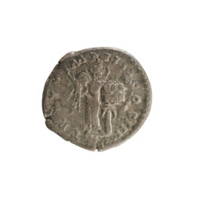 denarius, Marcus Aurelius (121–180; Roman emperor 161–180), imperial bust, treasure (numism),