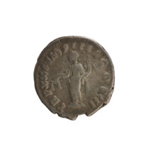 Denarius, Marcus Aurelius (121–180; Roman emperor 161–180). Obverse: Head of Marcus Aurelius with a