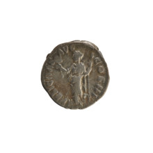 Denarius, Marcus Aurelius (121–180; Roman Emperor 161–180). Obverse: Head of Marcus Aurelius with a