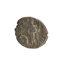 Denarius, Marcus Aurelius (121–180; Roman emperor 161–180). Obverse: Head of Marcus Aurelius with a