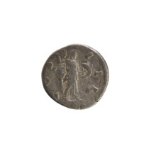 Denarius, Marcus Aurelius (121–180; Roman emperor 161–180). Obverse: Head of Marcus Aurelius with a