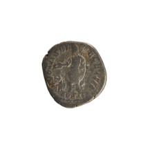 Denarius, Marcus Aurelius (121–180; Roman emperor 161–180). Obverse: Head of Marcus Aurelius with a