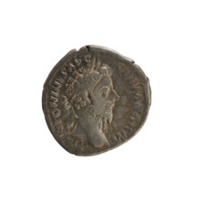 denarius, Marcus Aurelius (121–180; Roman emperor 161–180); imperial bust of Marcus Aurelius;