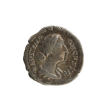 denarius, Marcus Aurelius (121–180; Roman emperor 161–180), Faustina the Younger (ca. 130–176;