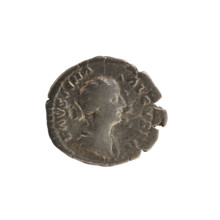 Denarius, Marcus Aurelius (121–180; Roman emperor 161–180) and Faustina the Younger (c.130–176;