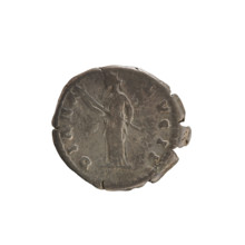 Denarius of Marcus Aurelius (121–180; Roman emperor 161–180) and Faustina the Younger (ca. 130–176;