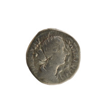 Denarius, Marcus Aurelius (121–180; Roman emperor 161–180) and Faustina the Younger (c.130–176;