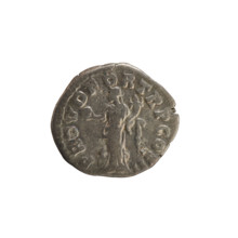 Denarius of Lucius Verus (130–169; Roman emperor 161–169). Obverse: bust of Lucius Verus facing