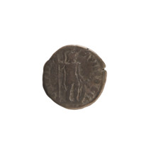 Denarius of Lucius Verus (130–169; Roman emperor 161–169). Obverse: Emperor's head right, legend