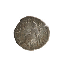 Denarius of Lucius Verus (130–169; Roman emperor 161–169). Obverse: Emperor's head right with