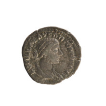 Denarius, Lucius Verus (130–169, Roman emperor 161–169) and Lucilla (149–182/183, Roman empress