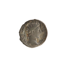 Denarius, Commodus (161–192; Roman emperor 177–192). Obverse: Emperor's head right, laurel wreath;