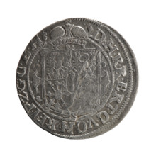 Obv. A bust in armor turned right, girded with a sash, a sceptre in his right hand. In front of the