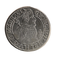 Obv. Bust facing right in mitre and electoral mantle. A sceptre in his right hand, the left resting