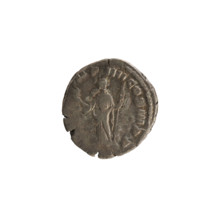 Denarius, Commodus (161–192; Roman emperor 177–192). Obverse: Emperor's head right, with laurel