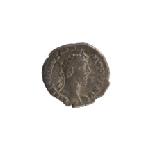 Denarius, Commodus (161–192; Roman emperor 177–192). Obverse: Emperor's head right, laurel wreath;