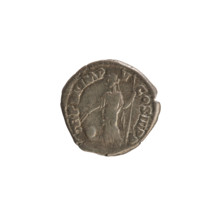Denarius, Commodus (161–192; Roman emperor 177–192). Obverse: Emperor's bust right, laurel wreath;