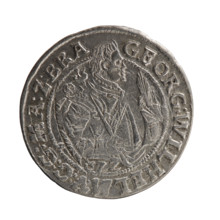 Male bust in armor, coats of arms, George William Hohenzollern (Elector of Brandenburg; Duke of