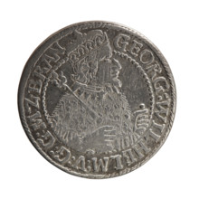 Obv. Bust facing right in mitre and electoral mantle. A sceptre in his right hand, the left resting