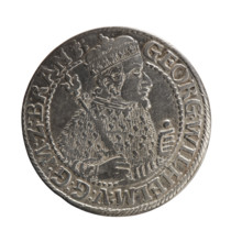 Obv. Bust facing right in mitre and electoral mantle. A sceptre in his right hand, the left resting