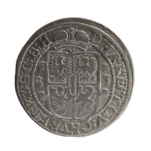 Pfahler, Ernest. Obv. Bust facing right in mitre and electoral mantle; a sceptre in his right hand,