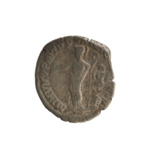 Denarius, Commodus (161–192; Roman emperor 177–192). Obverse: Emperor's head right, wearing a