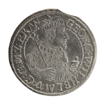 Obv. Bust facing right in mitre and electoral mantle. A sceptre in his right hand, the left resting