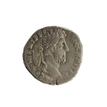denarius, Commodus (161–192; Roman emperor 177–192). Obverse: Emperor's head right, with laurel