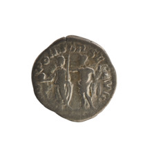 Denarius, Commodus (161–192 CE), 191–192 CE. Obverse: Emperor's bust right, laurel wreath,