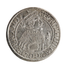 Obv. Bust facing right in mitre and electoral mantle. A sceptre in his right hand, the left resting