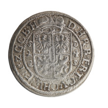 Obv. Bust facing right in mitre and electoral mantle. A sceptre in his right hand, the left resting