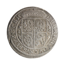 Obv. Bust facing right in mitre and electoral mantle. A sceptre in his right hand, the left resting