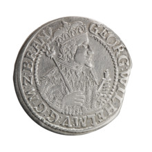 Obv. Bust facing right in mitre and electoral mantle. A sceptre in his right hand, the left resting