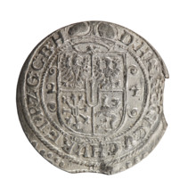 Obv. Bust facing right in mitre and electoral mantle. A sceptre in his right hand, the left resting