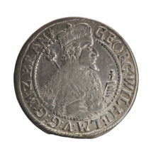 Obv. Bust facing right in mitre and electoral mantle. A sceptre in the right hand, the left resting
