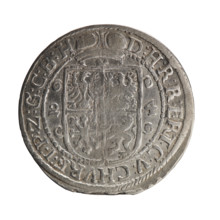 Obv. Bust facing right in mitre and electoral mantle. A sceptre in the right hand, the left resting