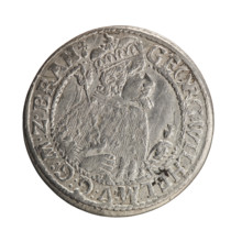Obv. Bust facing right in mitre and electoral mantle. A sceptre in his right hand, the left resting