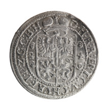 Obv. Bust facing right in mitre and electoral mantle. A sceptre in his right hand, the left resting