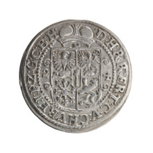 Obv. Bust facing right in mitre and electoral mantle. A sceptre in his right hand, the left resting