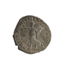Denarius, Commodus (161–192 CE; Roman emperor 177–192). Obverse: Emperor's bust right,