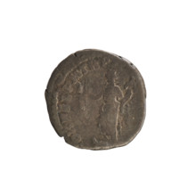 Denarius of Commodus (161–192; Roman emperor 177–192). Obverse: M ANT P FEL AVG BRIT, emperor's