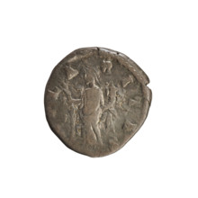 Denarius, Commodus (161–192) — Obv: Bust of Empress Crispina (164–192?) right, draped, hair in a