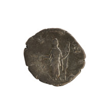 Denarius, Commodus (161–192; Roman emperor 177–192) and Crispina (164–192?; Roman empress 178–191).