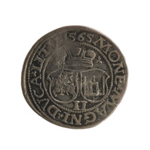 Lithuanian two-grosz, Sigismund II Augustus (King of Poland; 1544–1572), Jagiellonians dynasty;