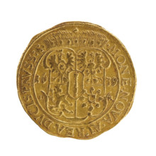 Ducat, David Koch. Male portrait of George William Hohenzollern (Elector of Brandenburg; Duke of