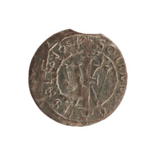 szelag; obverse: Prussian eagle with a monogram of the letters IC on its chest; rim inscription