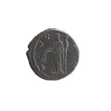 Denarius, posthumous issue for Faustina the Elder (98–141; Roman empress 138–141). Obverse: Bust of
