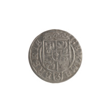 One-and-a-half coin, Ernest Pfahler; silver coin (1625) from Ducal Prussia (Königsberg). Obverse: