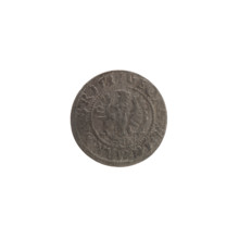 szelag, Ernest Pfahler, Wislica hoard, Prussian coin (szelag), obverse: Prussian eagle with crowned